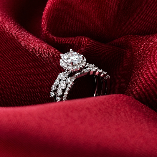 Heartspell Oval Solitaire CZ Ring