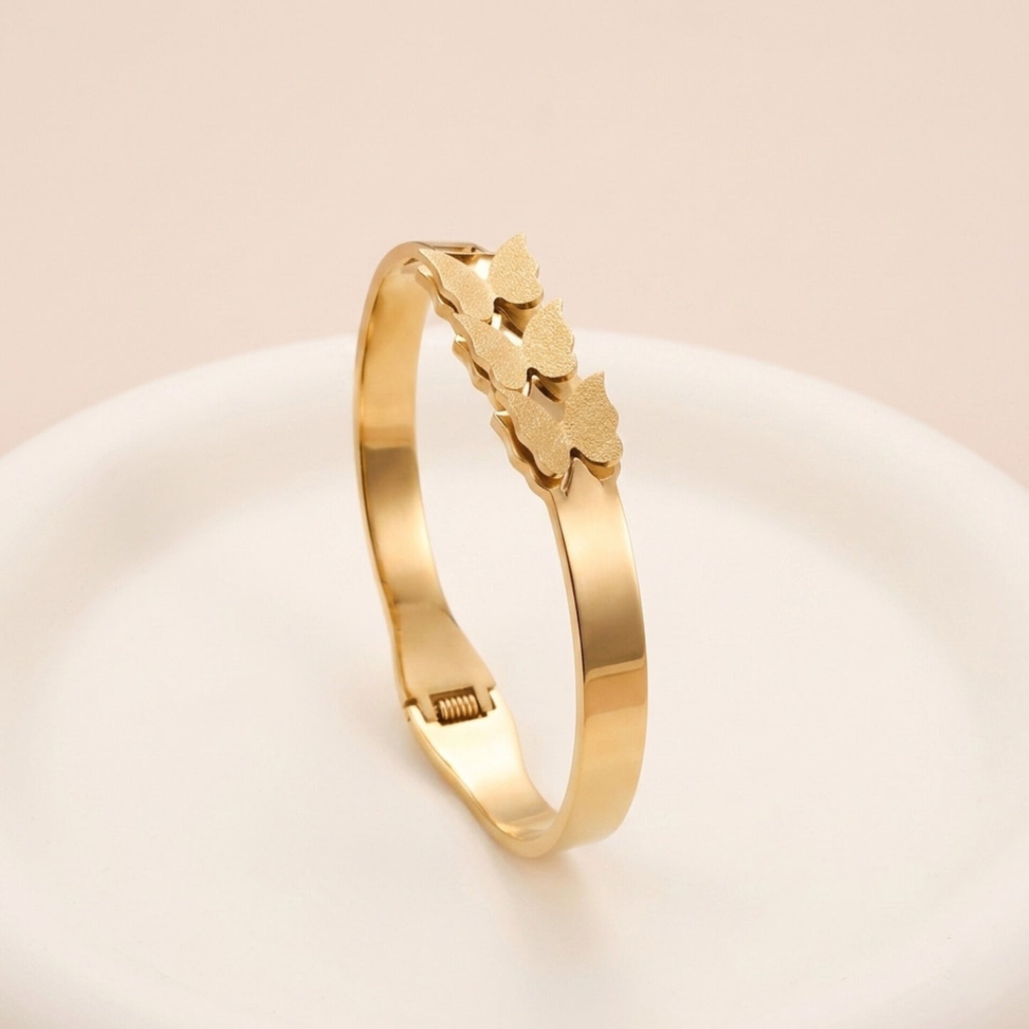 Golden Flutter Cuff Bracelet
