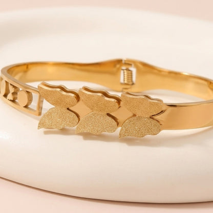 Golden Flutter Cuff Bracelet