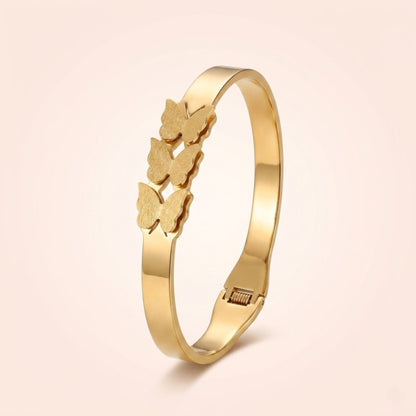 Golden Flutter Cuff Bracelet