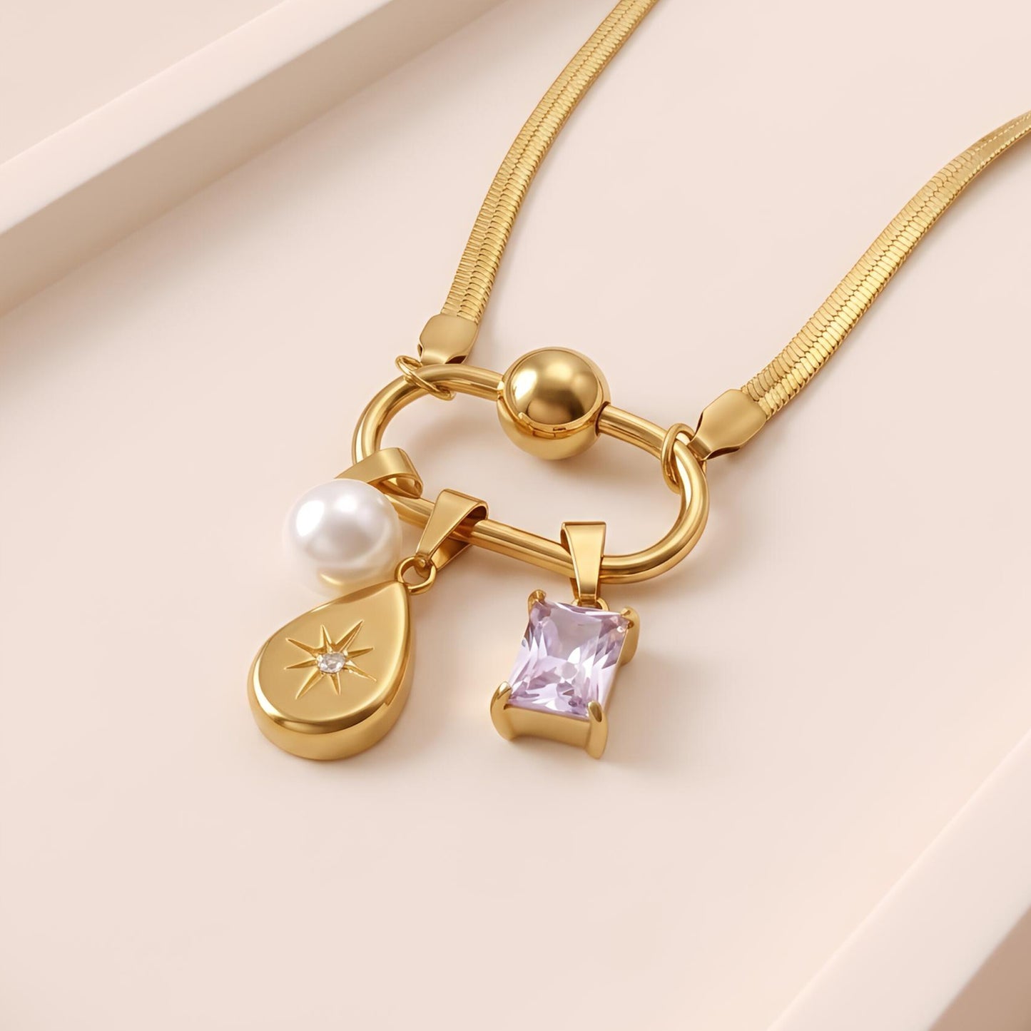 Trinity Charm Necklace