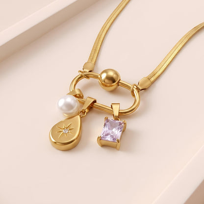 Trinity Charm Necklace
