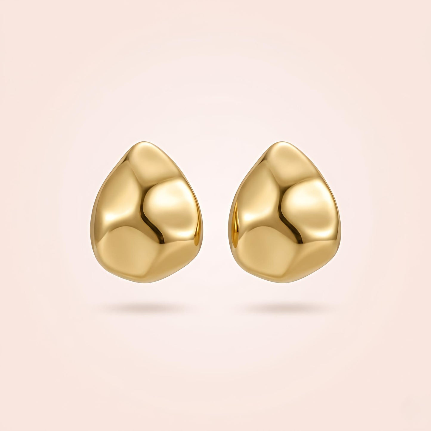 Molten Drop Studs Earrings