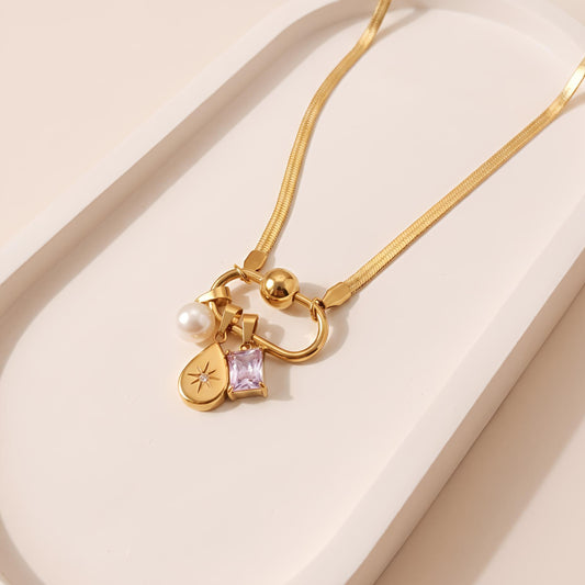 Trinity Charm Necklace