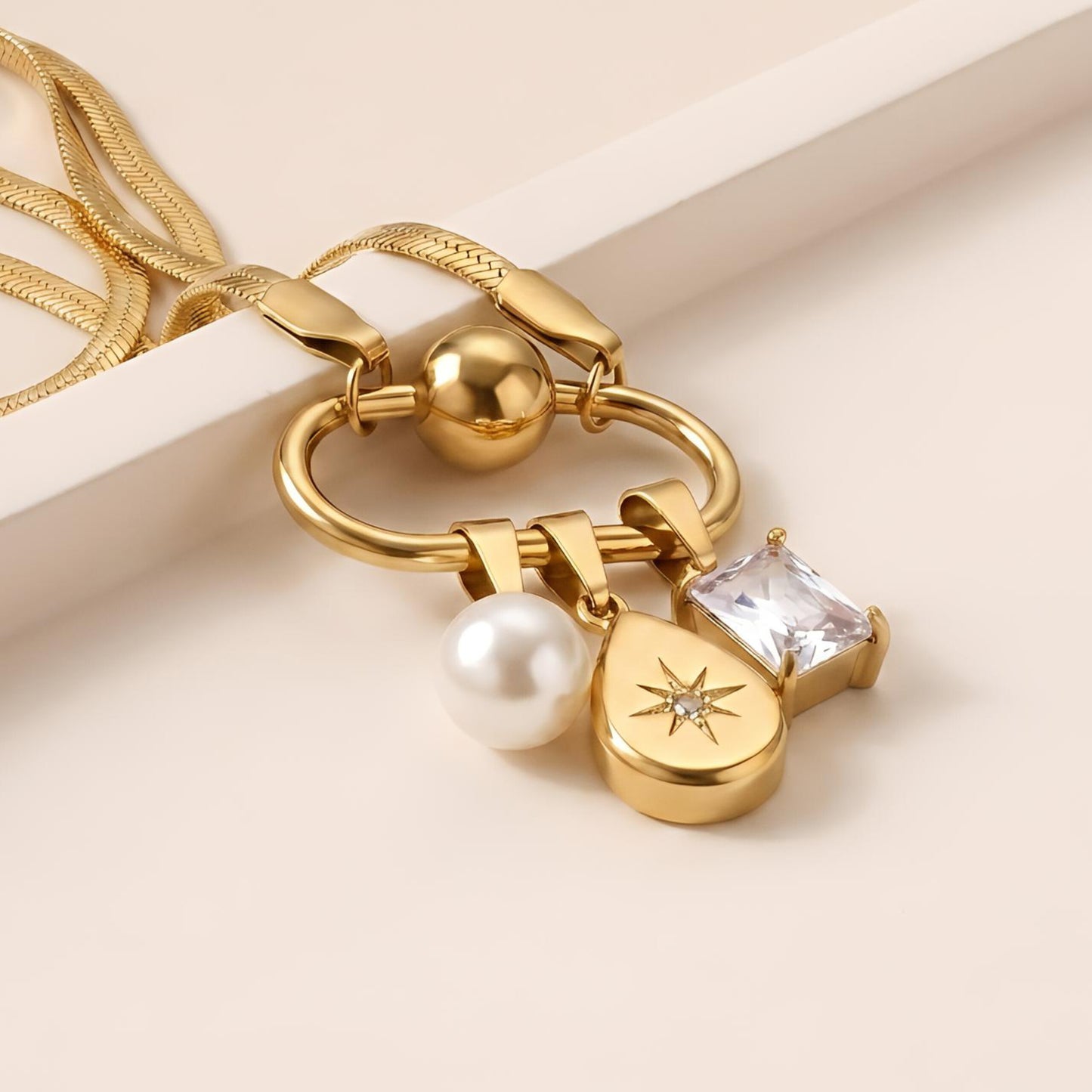 Trinity Charm Necklace