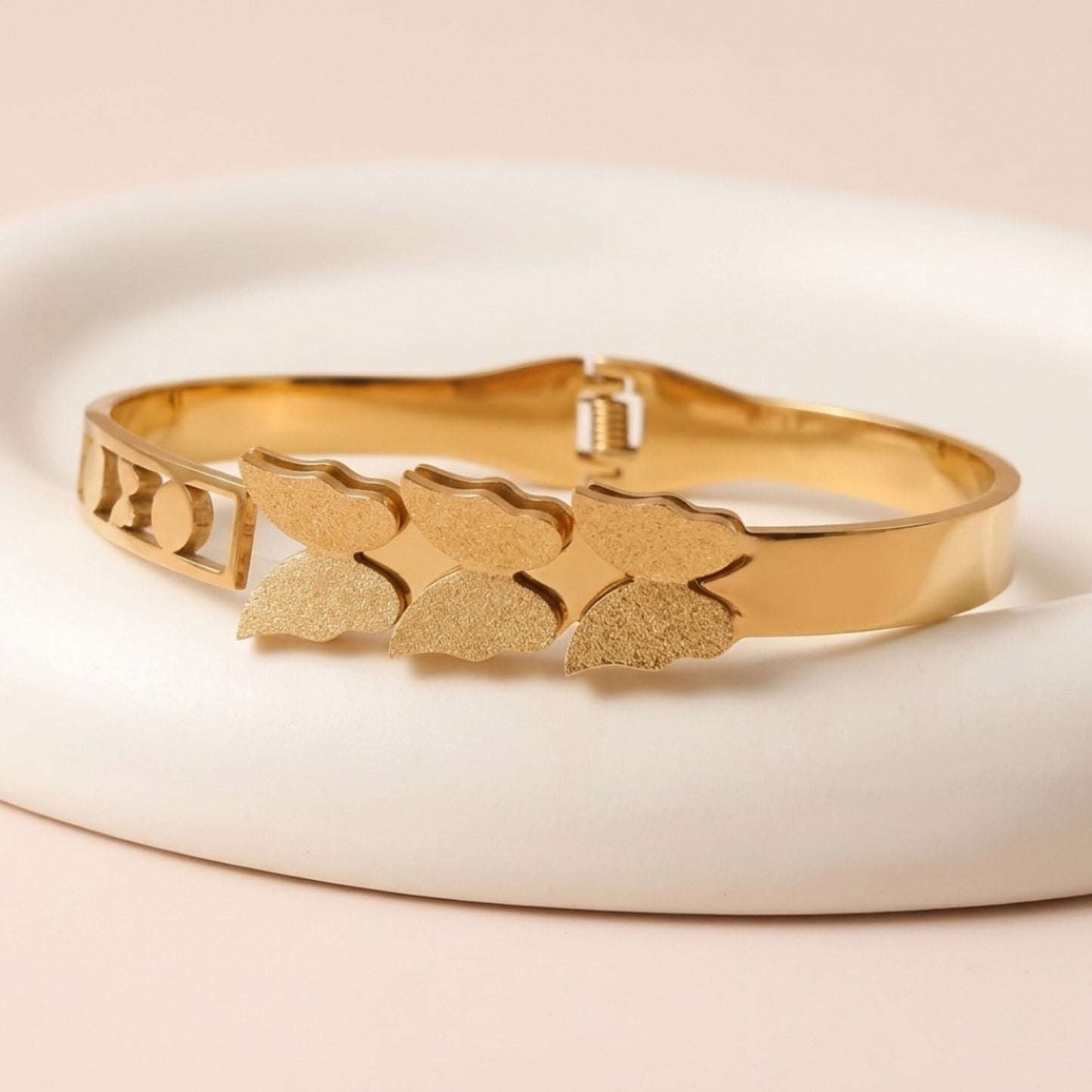 Golden Flutter Cuff Bracelet